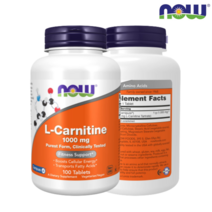 나우푸드 엘카르니틴 L-카르니틴 1000 mg 100 정, 100정, 1개