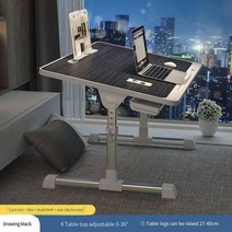 Flexo 책상 컴퓨터 공부 테이블 침실 캐비닛 사무실 테이블 침대 대형 노트북 접이식 방 책상, CHINA, A 1