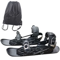 숏 스키 짧은스키 야외 미니 스케이트 스노우 리조트의 새로운 겨울 스포츠를위한 조정 가능한 크기의 보드 스노우 블레이드, [01] XL, 03 03_01 XL