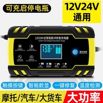 자동차 오토바이 배터리 충전기 휴대용 차량용 밧데리, 12V24V 범용충전기+스마트충전