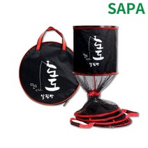 실리콘 민물낚시 싸파 도도 살림망 35cm, 상세페이지 참조