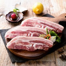 스페인 돼지고기 삼겹살 구이용 300g 1+1+1 3팩 총 900g + 핑크소금