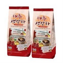 지노 대추생강차 50T X 2개(100T) 일회용 전통차 스틱 쌍화차, 3세트
