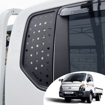 어른킹 포터2 B필러 윈도우 스포츠 플레이트 데칼 스티커 자동차 타공 랩핑 시트지, 포터2-유광레드(B필러/노멀타입)