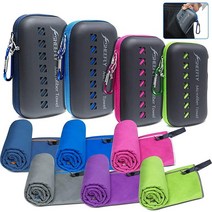 SHEEFLY 극세사 캠핑 타월 캠핑용 퀵 드라이 슈퍼 흡수성 울트라 소프트 컴팩트 경량 여행용 빠른 건조 대형 바디 백팩 피트니스 해변 체육관 스포츠용 USA 미국, Nblue_L:30*60