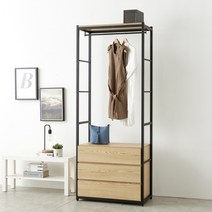 고정식행거 드레스룸행거 3단 서랍식행거 800, 쿠이바엘모