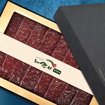 [칸육포] 촉촉통통 수제 쇠고기육포 선물세트(60g x 8팩) 480g, 1개