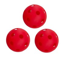 피클볼 3pcs 팩 내구성 야외 피클 볼 볼 40 홀 훈련 피클 볼 액세서리 74mm 표준 피클 볼 볼 JX, 협력사, [01] 3pcs