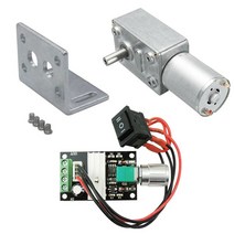 DC 12V 24V 토크 기어 박스 전기 모터 JGY-370 DC 모터 저속 전기 베이스 감속기 브래킷 세트 속도 컨트, 11 12V 90rpm_03 Package C