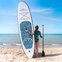 funwater 휴대용 공기주입식 바다 롱 서핑보드 스탠드업 패들보드 SUP/5종 색상, 핑크