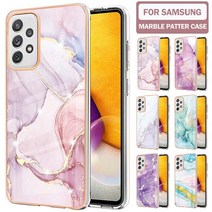 CaseDance 삼성 S22/S21/S20 FE 울트라 대리석 패턴 내진 케이스 Samsung Galaxy A12 A22 A52S A72 Case 내진/무게가 가볍다/실리콘