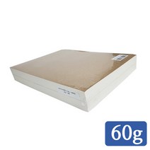 종이마을 노루지 식품지 유산지 기름종이35g 225X300 1000장, 노루지(식품지), 60g 225×300mm 500매
