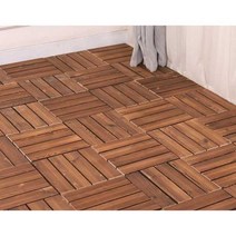 나무타일 원목깔개 원목 부식방지 발코니 나무깔판, 인공잔디(1개가격)1