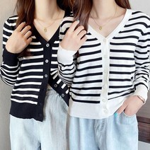슬림 디자인 여성 브이넥 스프 라이트 니트 가디건 여자 봄가디건 라운드 롱가디건 루즈핏
