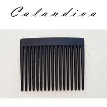 [Calandiva] PC소재 활용도 높은 무광블랙 빗핀 (약 56*40MM)