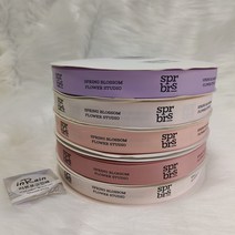 양면무광리본인쇄 리본로고제작 리본로고맞춤제작 리본로고인쇄 꽃집 케이크리본 한롤 100야드 91미터, 20mm, 10롤