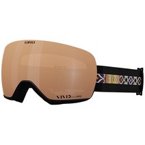 Giro 스노우고글 Lusi Goggles Womens, Black Clash/Vivid Copper+Vivid