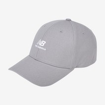 [국내매장판]뉴발란스 모자 ESS ATHLETIC67 STACKED LOGO CAP그레이 NBGDDAE101