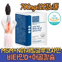 msm 글루코사민 비타민d 3중 기능성 1통 엠에스엠 관절엔 관절 연골 n아세틸글루코사민 보스웰리아 GMP인증