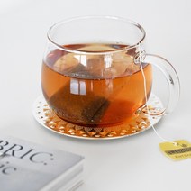 엔틱 내열유리 홍차잔+받침 세트, 엔틱 홍차잔+받침세트[골드]
