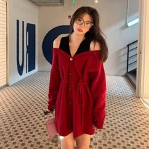 5월결혼식하객룩 캐주얼 미니드레스 봄 가을112808
