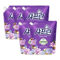 샤프란 시어버터 섬유유연제 릴렉싱 아로마 리필, 2.1L, 5개