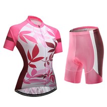 여성용 자전거 긴팔 상하의 세트