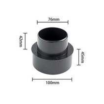 피팅밸브 집진기 먼지 호스 스위치 밸브 목공 샵 슬라이드 게이트 진공 청소기 elbow3way, 16P