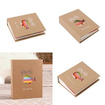 마트498 레인보우(고래) 포토앨범 (4x6) 50매 사진인화앨범 졸업책 사진첩 돌앨범 프로포즈포토북 셀프성장앨범 사