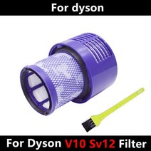세척 가능 필터 hepa unit for dyson v10 sv12 cyclone animal absolute total clean 진공 청소기 필터 예비 부품 액세서리, 1개