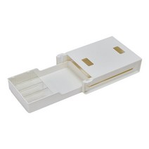 Self-Adhesive Hidden Storage Box Under Table Stationery Organizer Desk Drawer Office, [03] WT