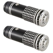 산소발생기 2x mini auto car 오존 발생기 공기 청정기 필터 ionizer, 검은색