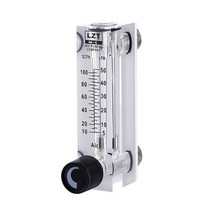 수도계량기 유량계 사각 패널 타입 가스 공기 1-10, 5.1-5L per min