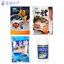 [용왕낚시] 양어장싹쓸이 4종세트 쏘우헤이맥아당 중원이 대남즉 랍사분 민물낚시 중국떡밥 잉어 대물, 용왕한 4종세트