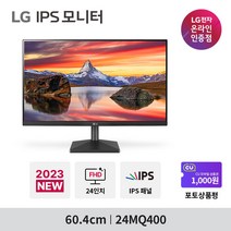 LG전자 60.4 cm FHD 프리싱크 IPS 모니터, 24MQ400_무료택배배송