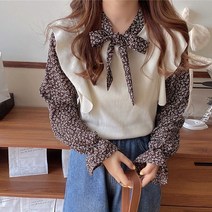 메이킹유 7260마인니트블라우스