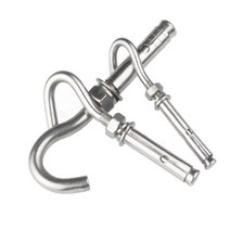 스틸 고리 후크앙카 304 확장나사 후크 팽창 볼트 M6 M8 M10 웨지 앵커, M８