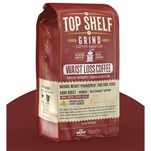 Join Top Shelf Grind 다크 로스트 그라운드 케토 프리미엄 다이어트 커피, 허리 손실 (다크 로스트)