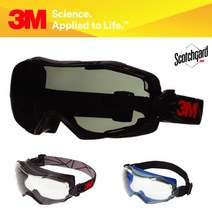 3M 스카치가드 김서림방지 보안고글, GG6002 SGAF 회색/검은색 프레임