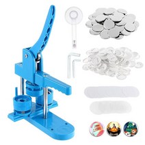 [미국정품매장] 가성비 추천 IRONWALLS 버튼 메이커 머신 1.5인치/37mm 200피스 블랭크 용품 부품 DIY 핀 배지 펀치 프레스 기계 만들기 키트 아트 공예용 원형, 37mm/1-1/2 Inch