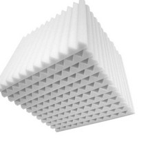 방음판 천장 방음 흡음 시공 어쿠스틱 패널 스튜디오 폼 사운드 보호 스폰지 흡수 처리, 07. 화이트, 02. 12개