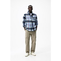 독일 자라 ZARA 텍스처드 체크 오버셔츠 101935