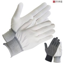 살아있네 도트 점박이 장갑, 30개, 블랙M