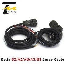델타 B2 A2 AB A3 B3 1 kw 서보 하이 파워 엔코더 케이블 모터 전원 ASD-A2CAEN1003, 07 A2 AB Power Cable_01 3M