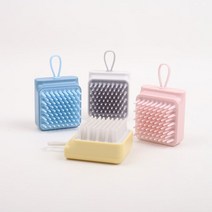 헤어브러쉬 마사지빗 두피 샴푸브러쉬 스켈프 스퀘 어, 화이트