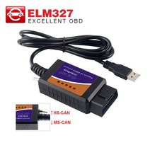 elm327 v1.5 usb ftdi 칩 스위치 ch340+25k80 칩 수정 forscan hs can 및 ms can car obd2 진단 도구 ford