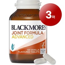 Blackmores 와와마켓 호주산 직송 Blackmores 블랙모어스 조인트 포뮬러 글루코사민 콘드로이틴 함유 120정 관절 연골 건강 관리 1팩, 3팩