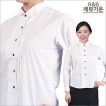 레뷰가운 턱시도 여자 와이셔츠 레스토랑 바텐더 서빙복 SE04