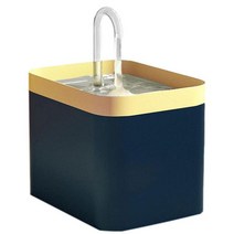 실내분수대 폭포 미니 가정용 인테리어 애완 동물 분수 고양이를 위한 울트라 사일런트 물 작은 개 청소하, 02 파란