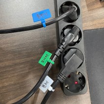 라벨 네임택 케이블타이 컴퓨터 전선마감 구분 분류, 네임택 케이블타이 100P